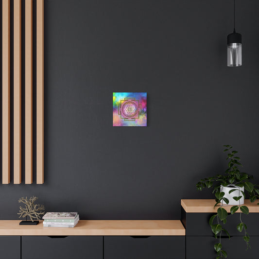 The Cosmic Sri Yantra - Sacred Canvas Wall Art