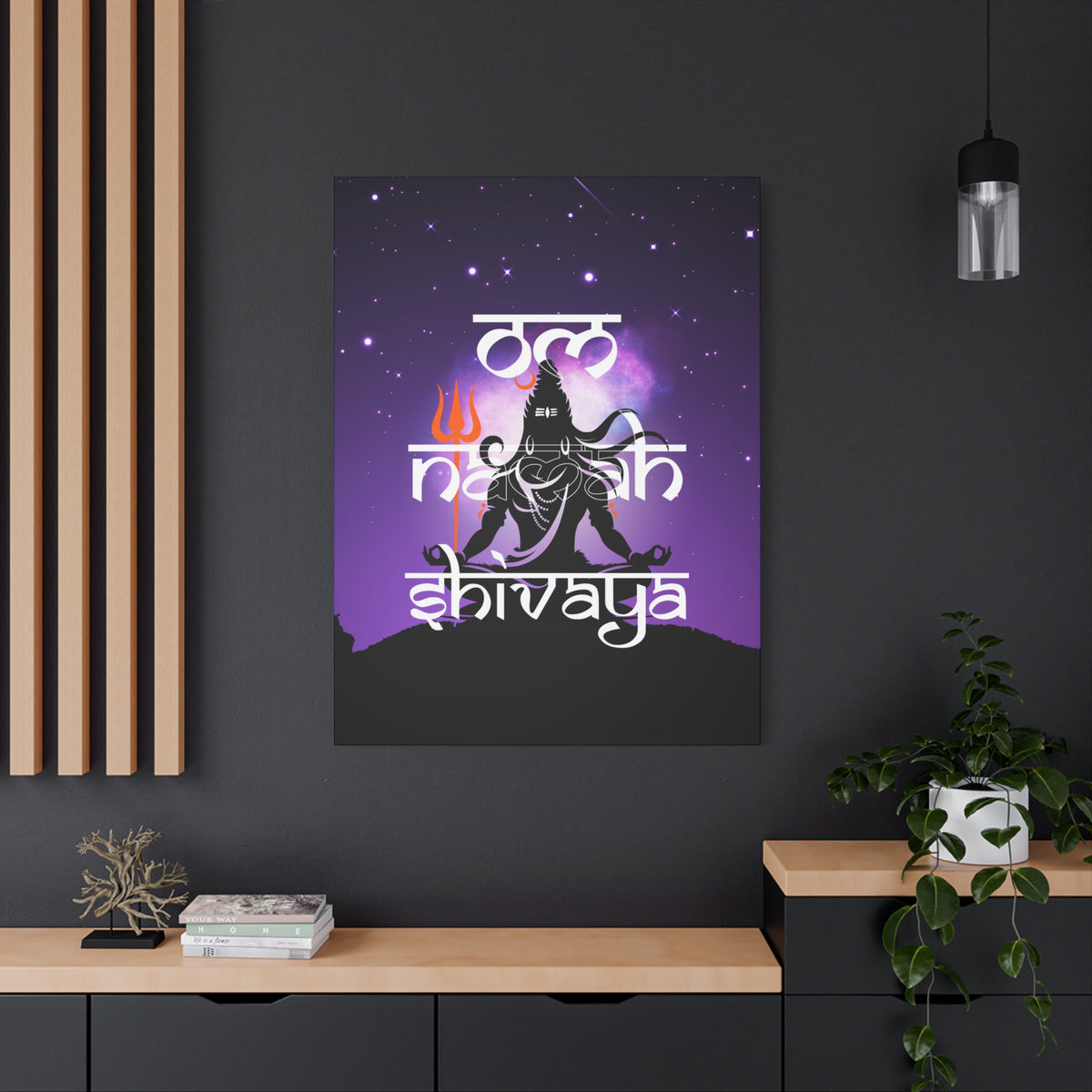Om Namah Shivaya - Spiritual Wall Art Canvas