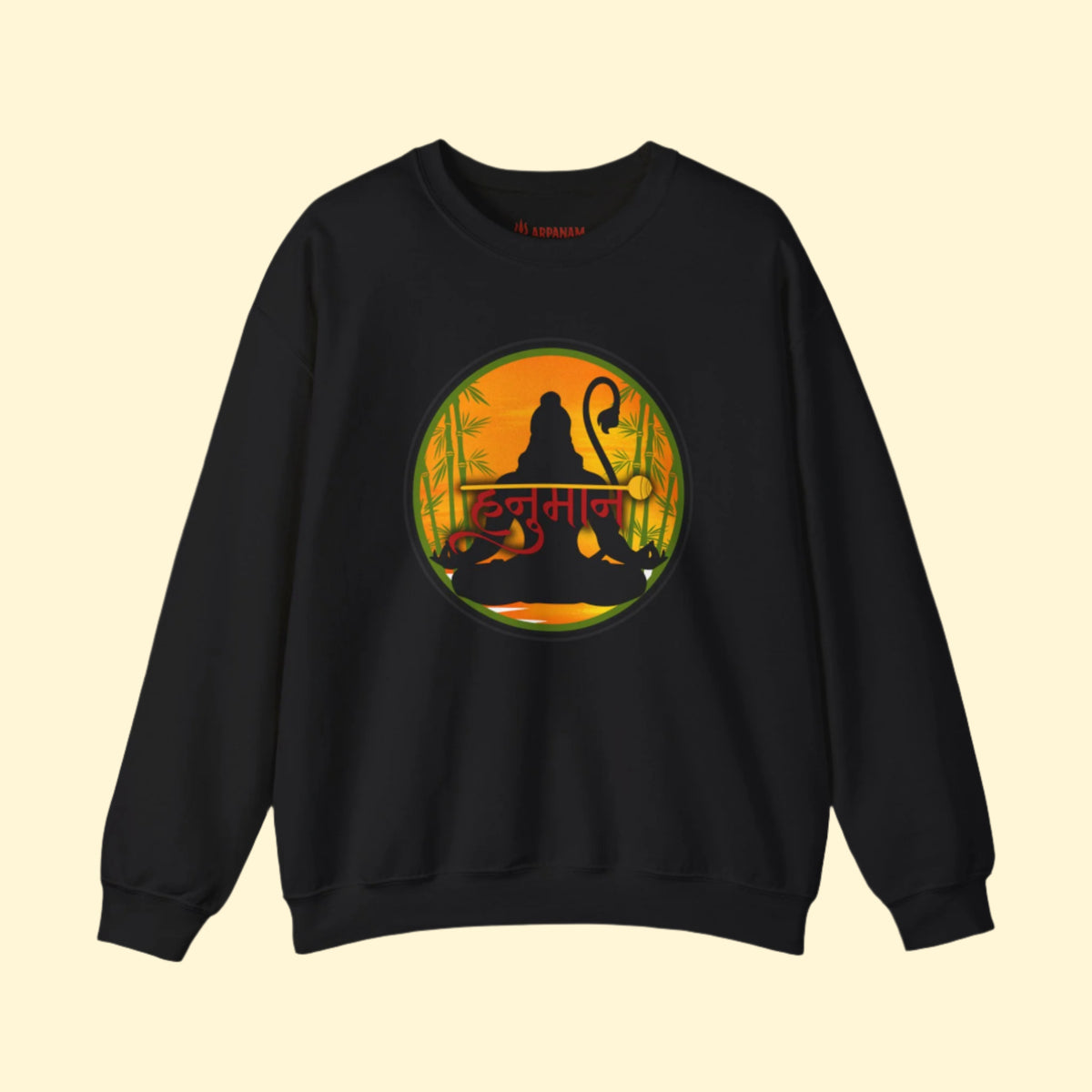Hanuman Ji Sweatshirt | Strength, Devotion & Protection Collection