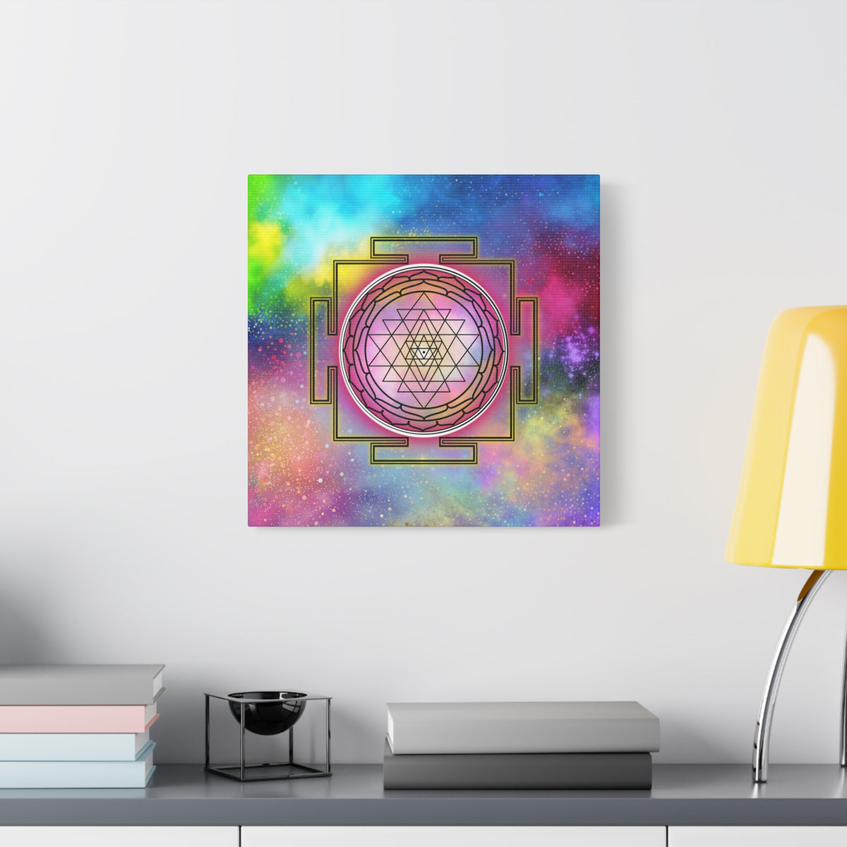 The Cosmic Sri Yantra - Sacred Canvas Wall Art