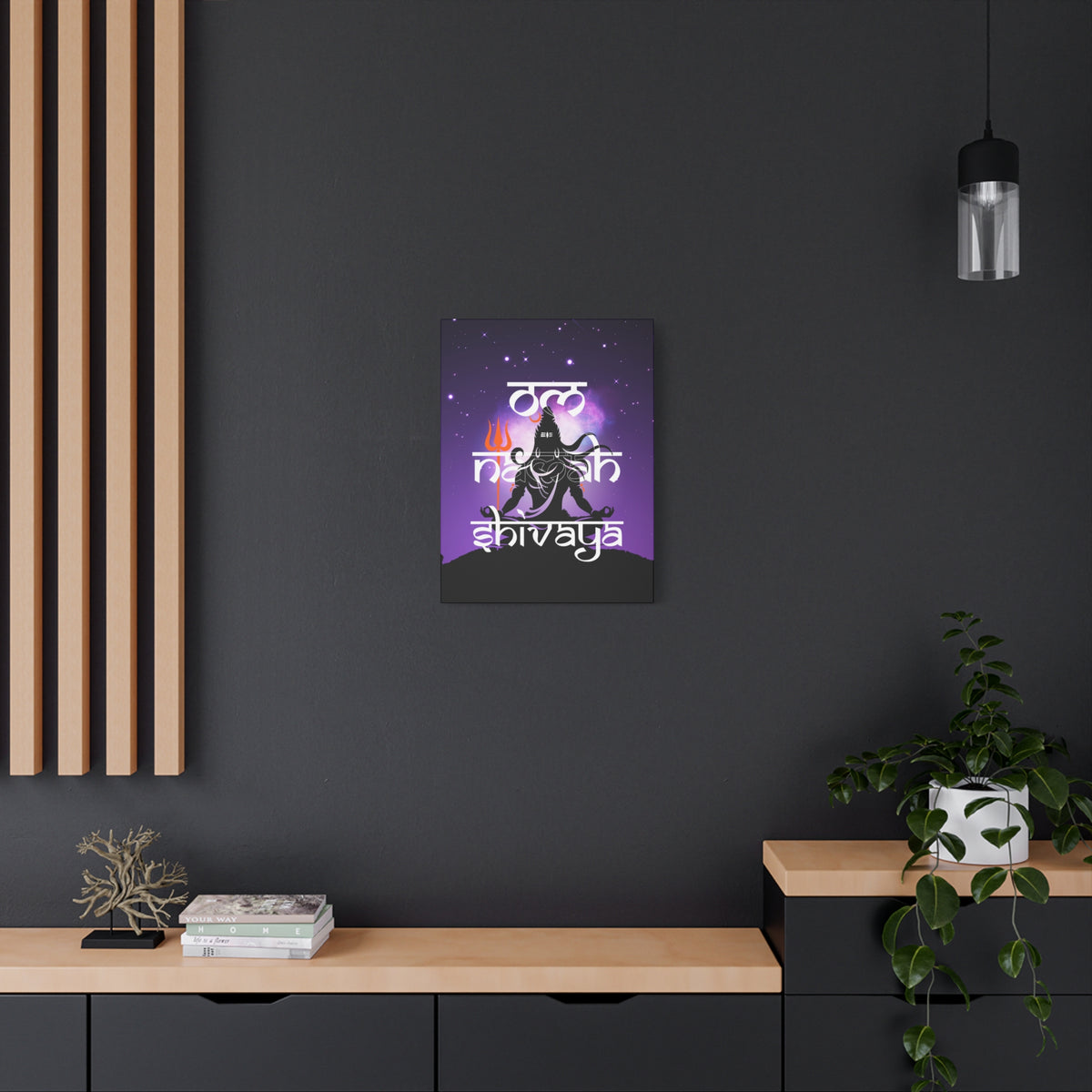 Om Namah Shivaya - Spiritual Wall Art Canvas