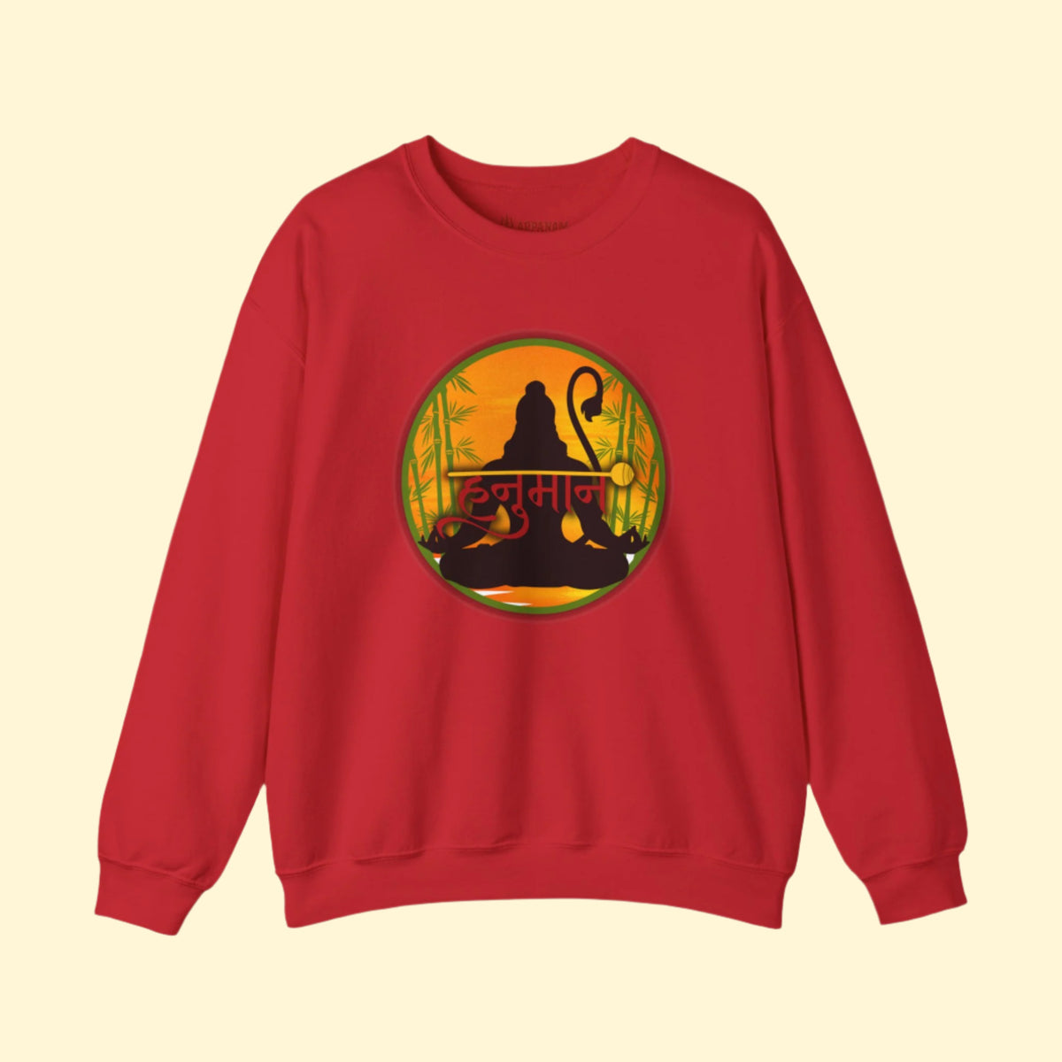 Hanuman Ji Sweatshirt | Strength, Devotion & Protection Collection
