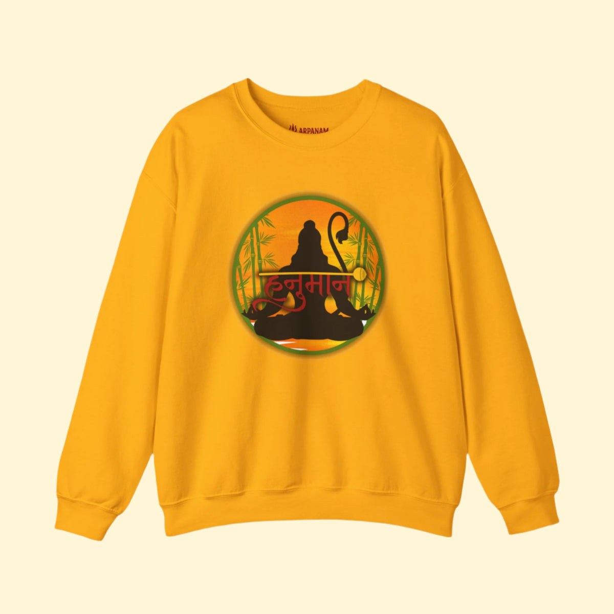 Hanuman Ji Sweatshirt | Strength, Devotion & Protection Collection