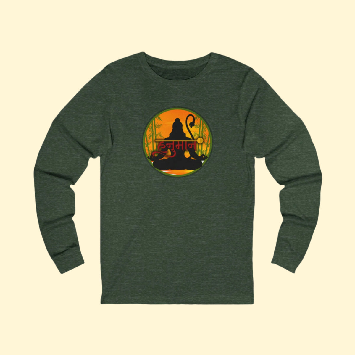 Hanuman Ji Long Sleeve | Strength, Devotion & Protection Collection