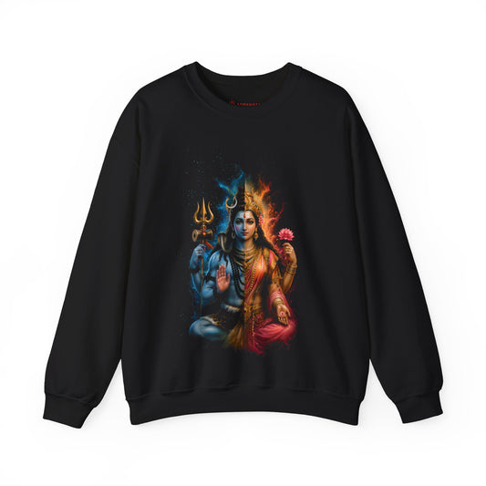 Shiva Parvati Ardhanarishwara Crewneck Sweatshirt