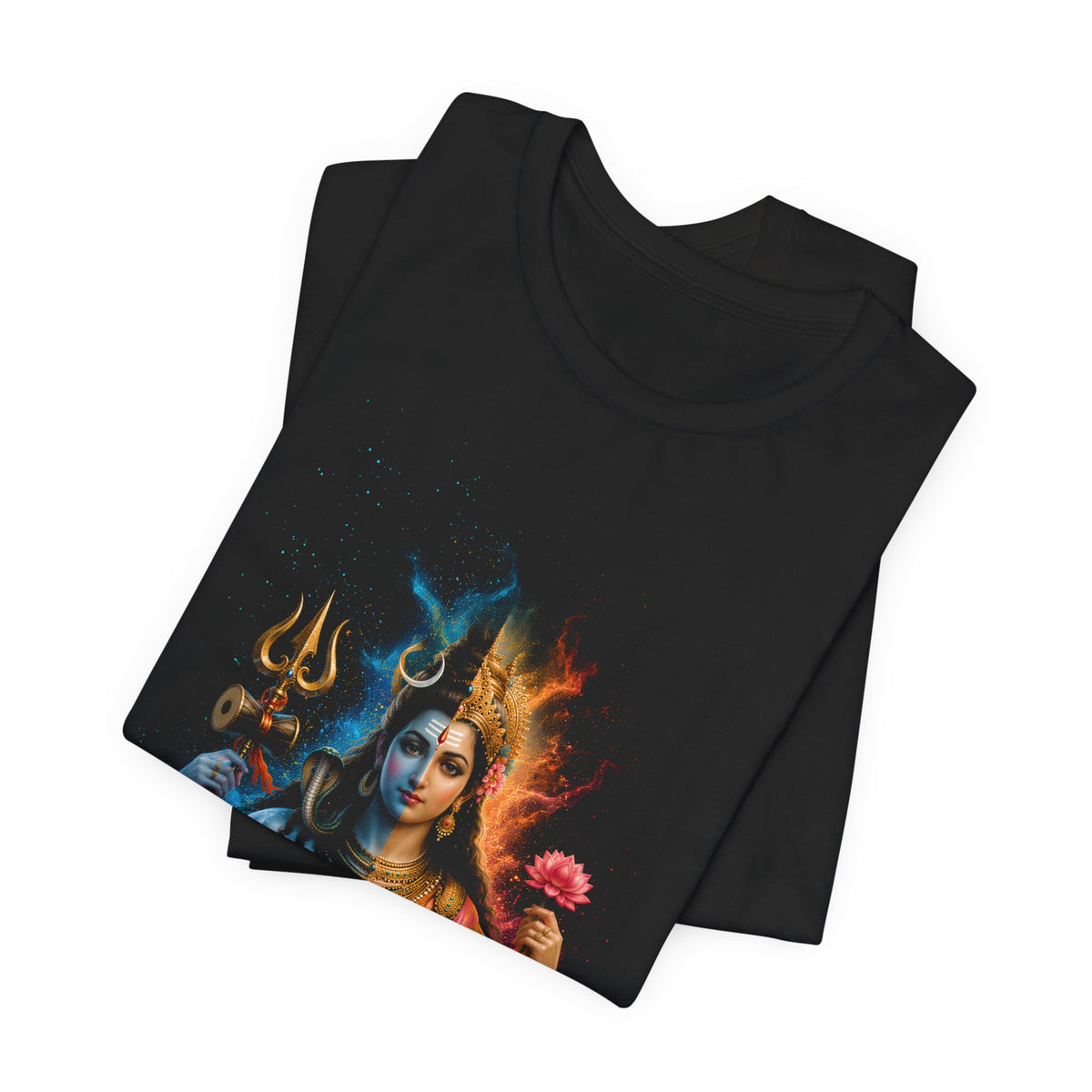 Shiva Parvati Graphic Tee — Ardhanarishvara T-Shirt