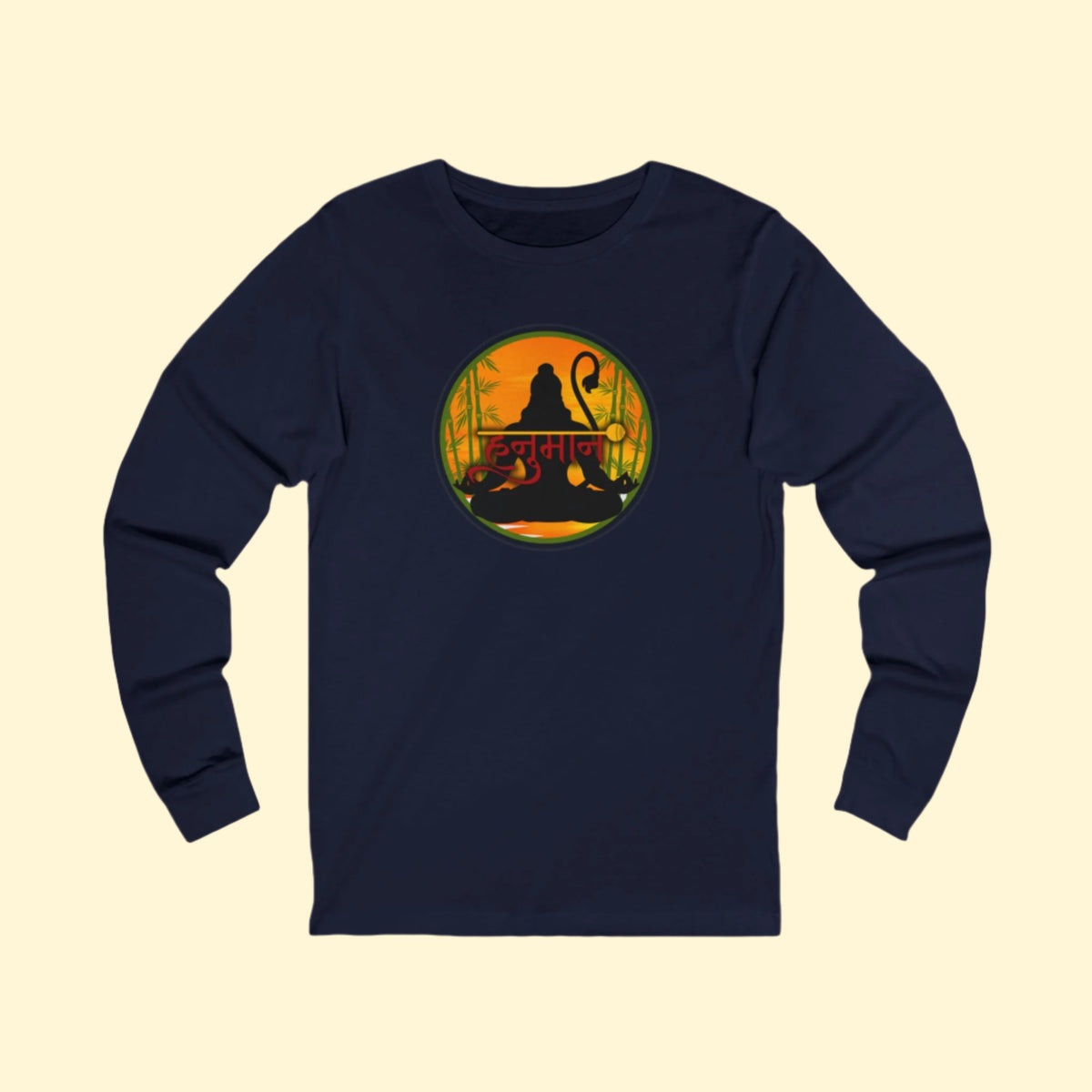 Hanuman Ji Long Sleeve | Strength, Devotion & Protection Collection