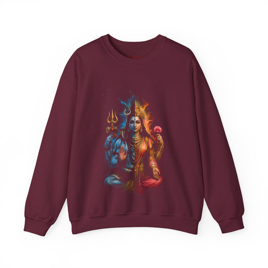 Shiva Parvati Ardhanarishwara Crewneck Sweatshirt