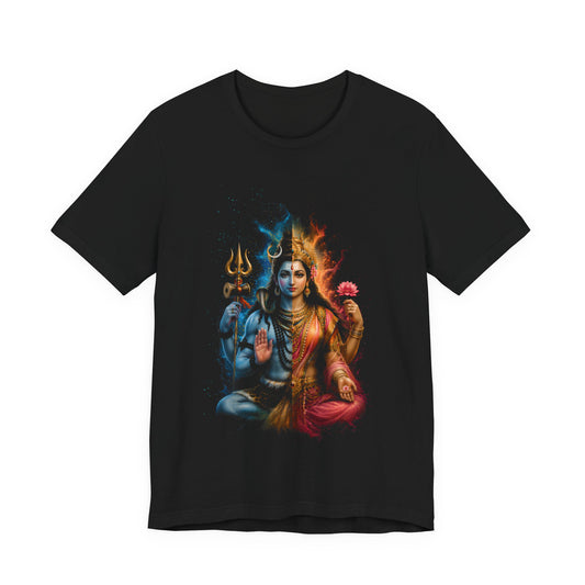 Shiva Parvati Graphic Tee — Ardhanarishvara T-Shirt