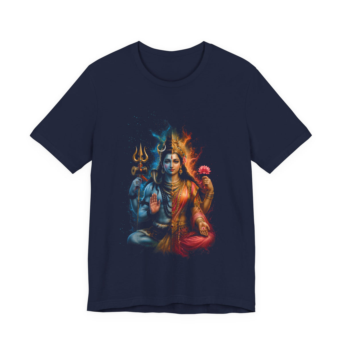 Shiva Parvati Graphic Tee — Ardhanarishvara T-Shirt