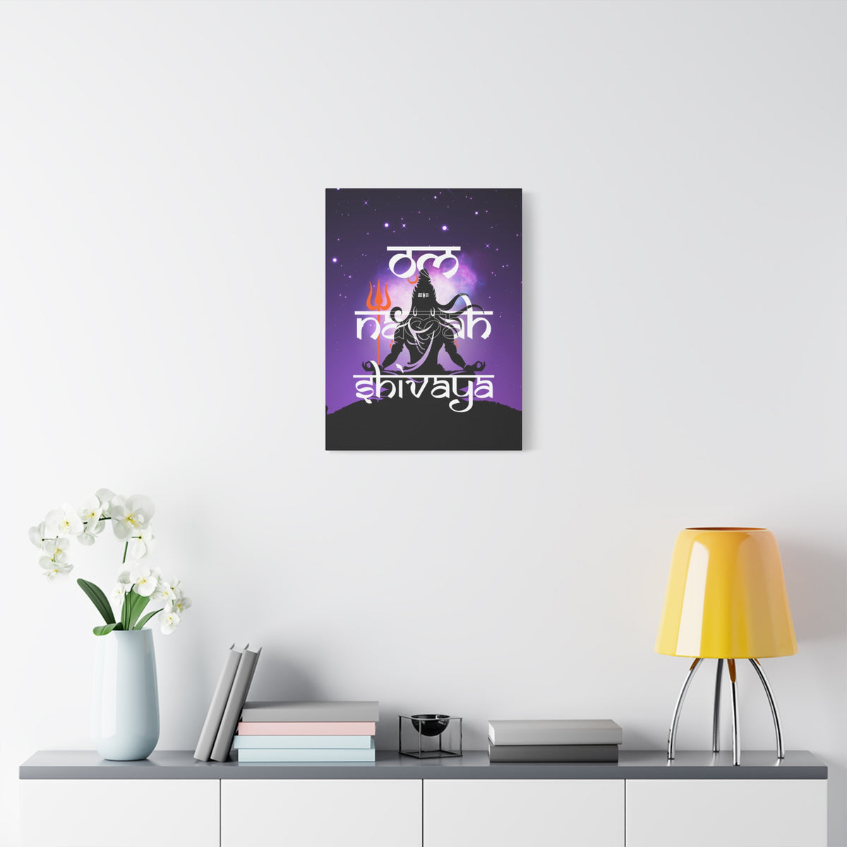 Om Namah Shivaya - Spiritual Wall Art Canvas