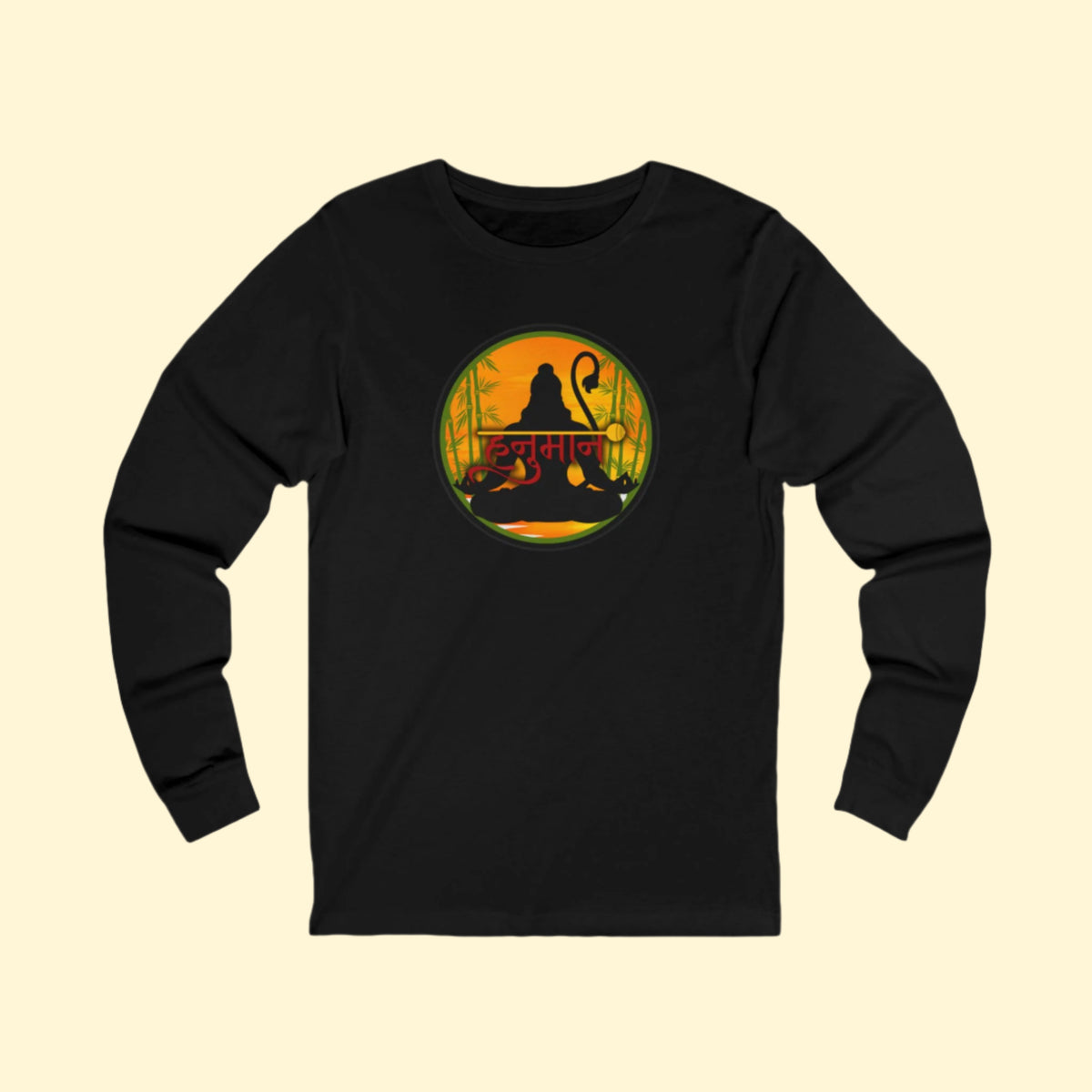 Hanuman Ji Long Sleeve | Strength, Devotion & Protection Collection