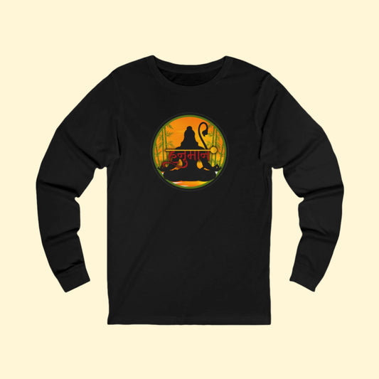 Hanuman Ji Long Sleeve | Strength, Devotion & Protection Collection