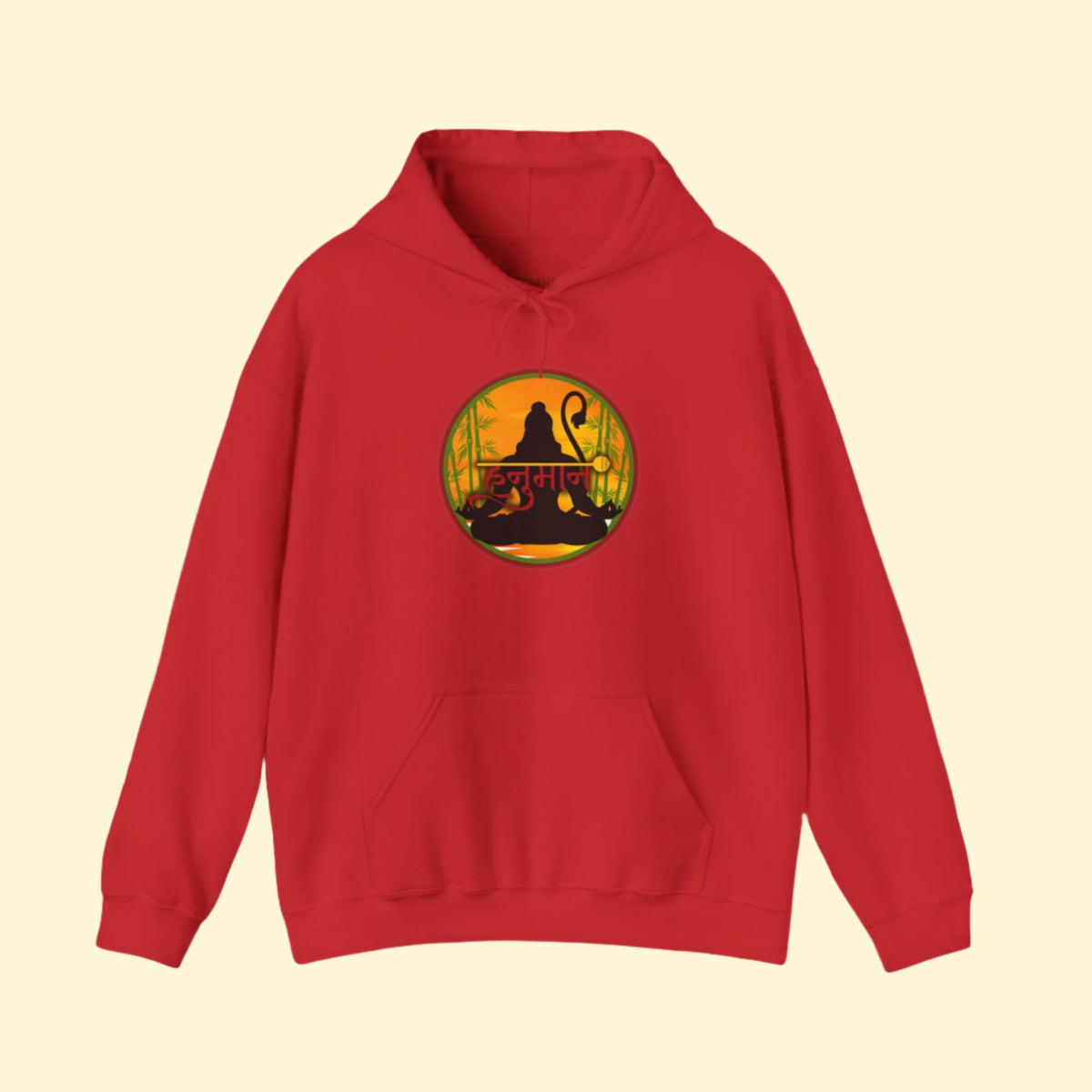 Hanuman Ji Hoodie | Strength, Devotion & Protection Collection