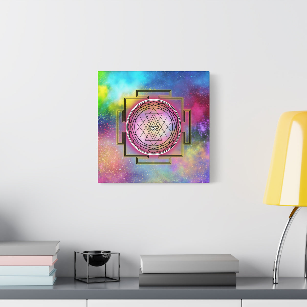 The Cosmic Sri Yantra - Sacred Canvas Wall Art