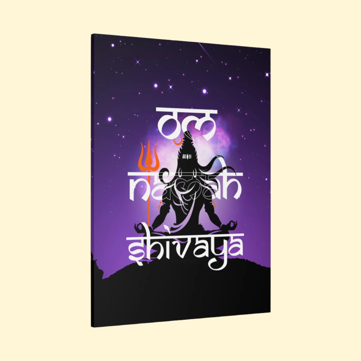 Om Namah Shivaya - Spiritual Wall Art Canvas