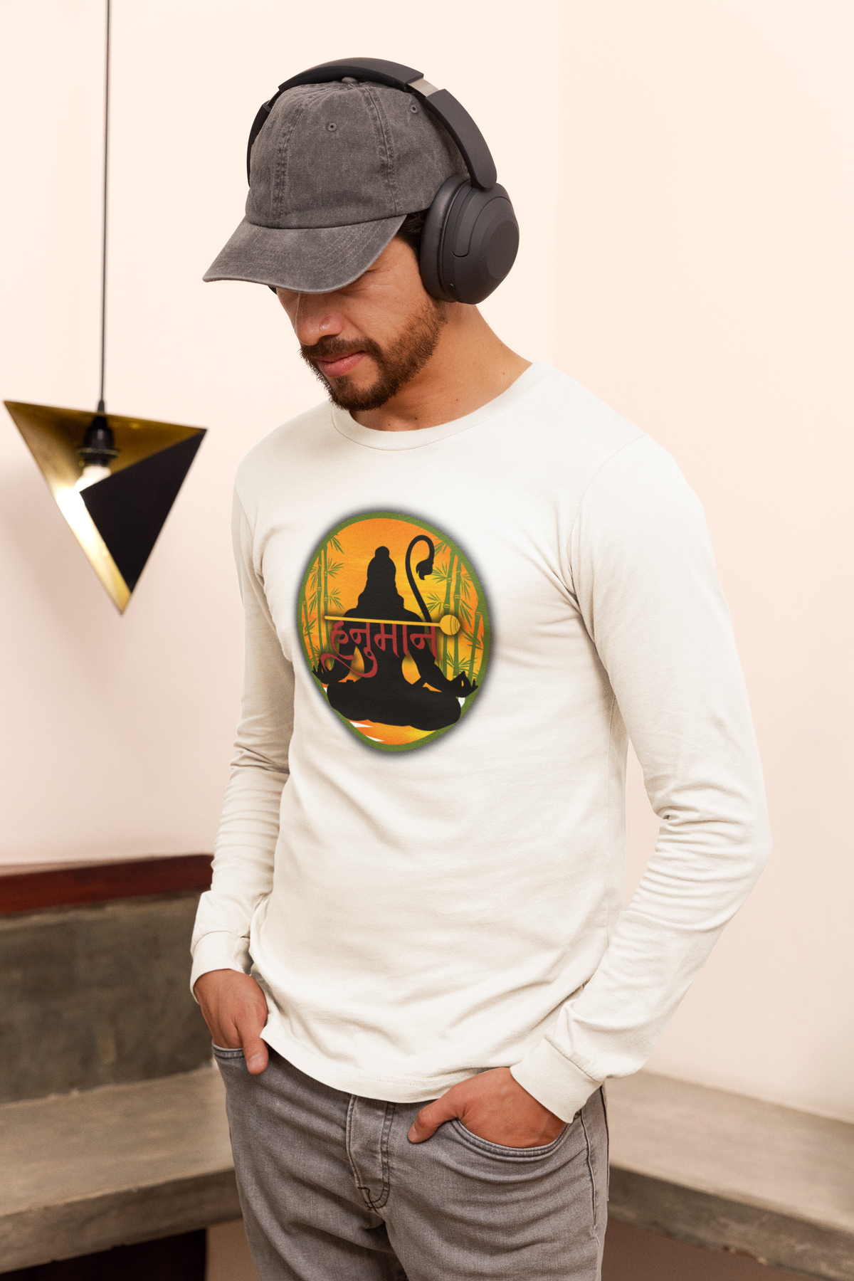 Hanuman Ji Long Sleeve | Strength, Devotion & Protection Collection