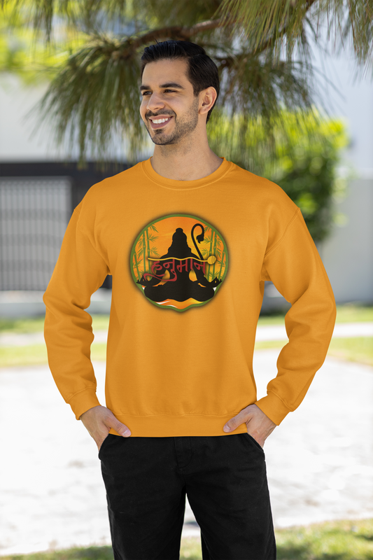 Hanuman Ji Sweatshirt | Strength, Devotion & Protection Collection