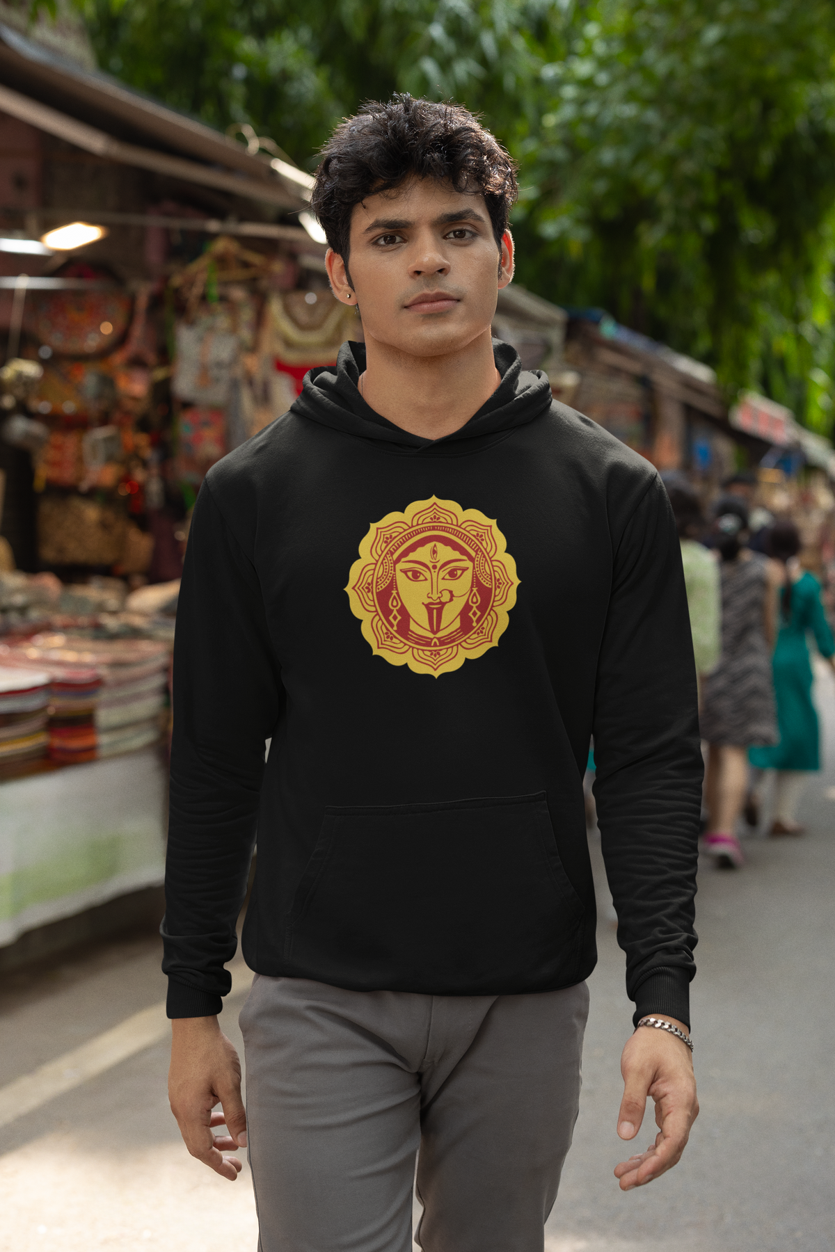 Kali Ma Solar Face | Fierce Love & Liberation Hoodie